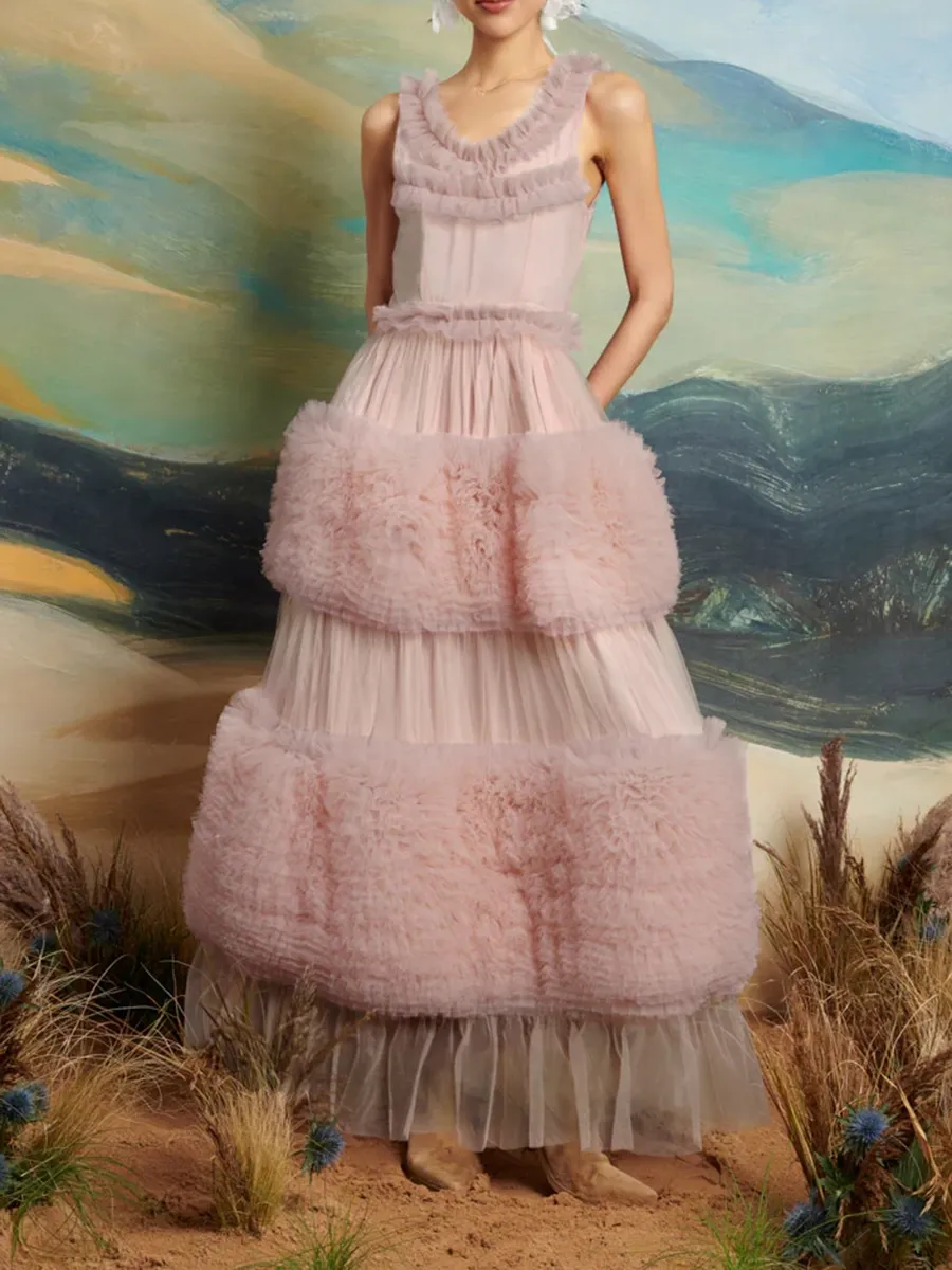Tulle Midi Dress