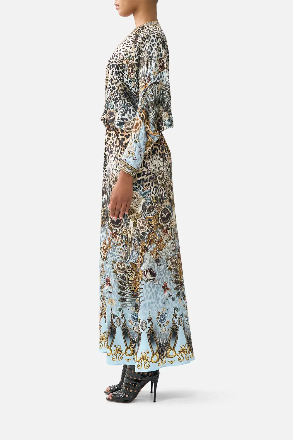 Twist Front Batwing Dress