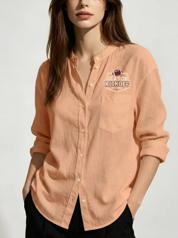 Football Graphic Casual Shirt