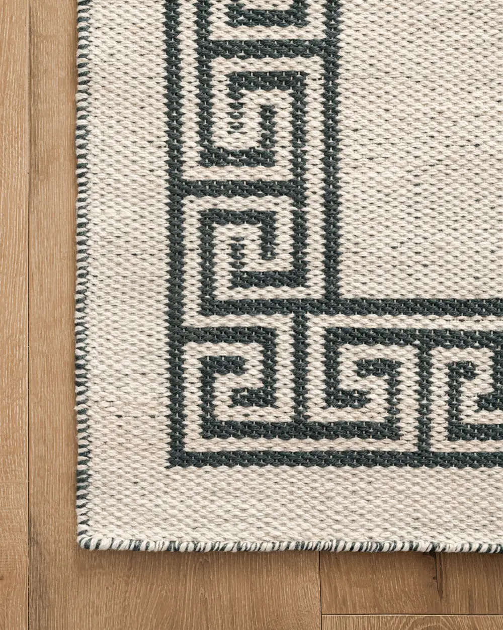 Greek-Key Handwoven Indoor-Outdoor Area Rug