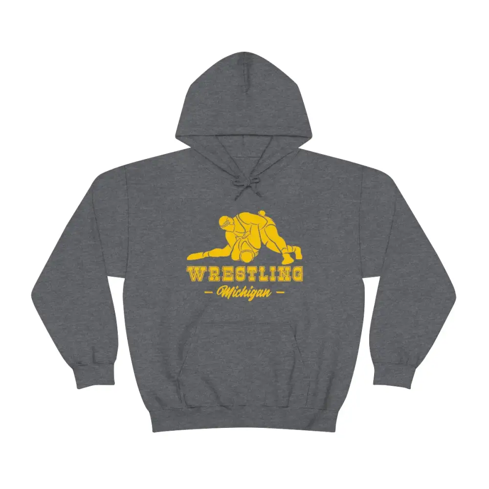 Everyday Classic Print Wrestling Graphic Pullover Hoodie