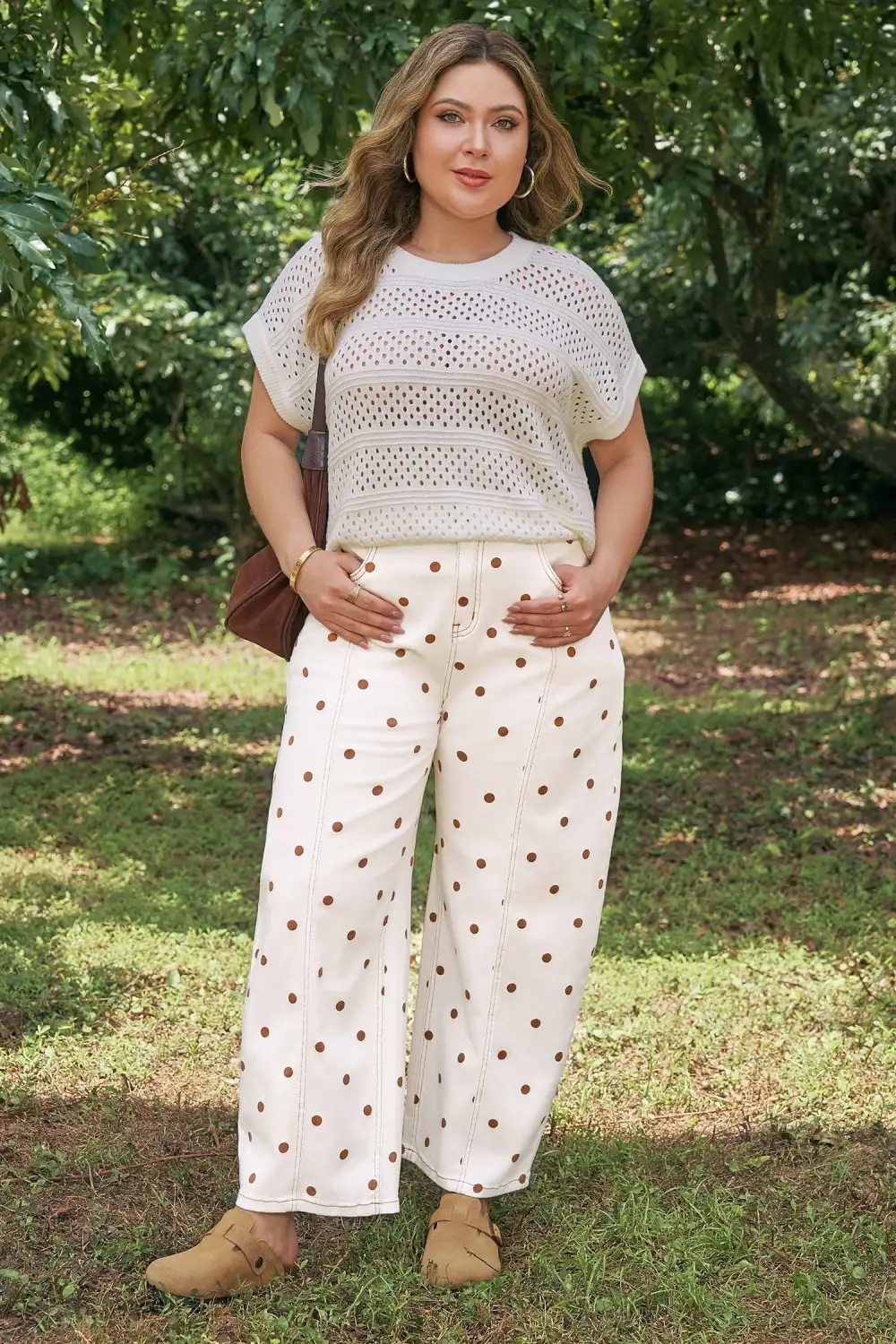 Effortless Polka Dot Jeans