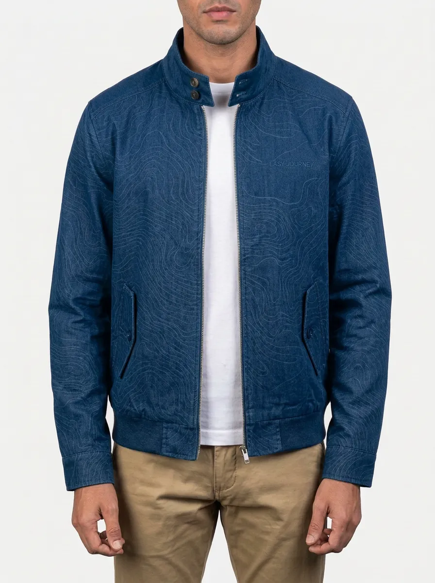 Topographic Map Stand Jacket