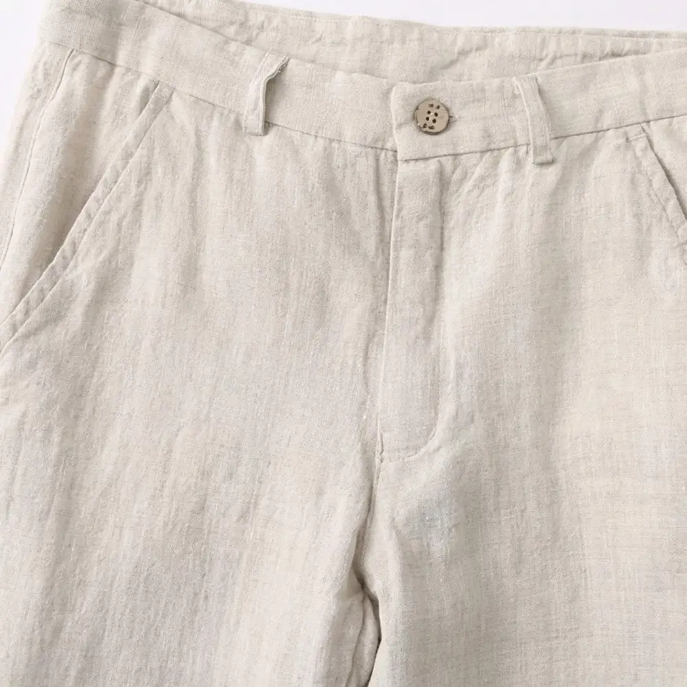 Linen Straight Leg Pants