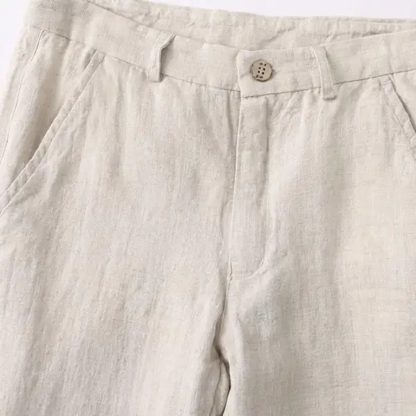 Linen Straight Leg Pants