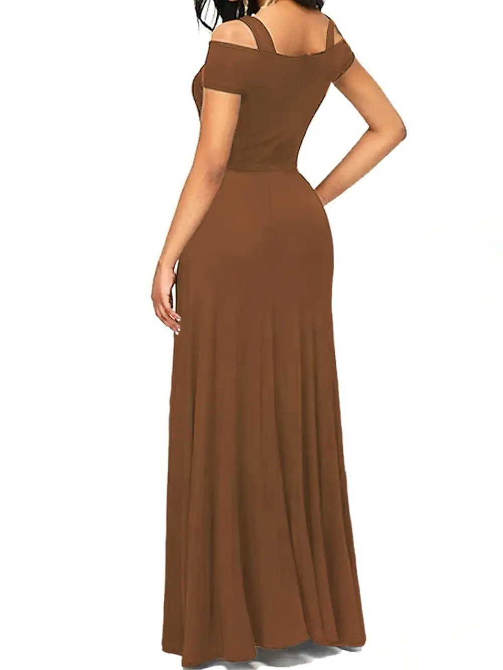 Strapless Wrap Maxi Dress