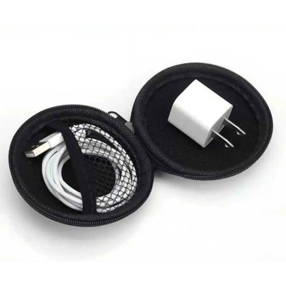 Pack of 2 Pouch Bag for Carry Earphone Zipper case