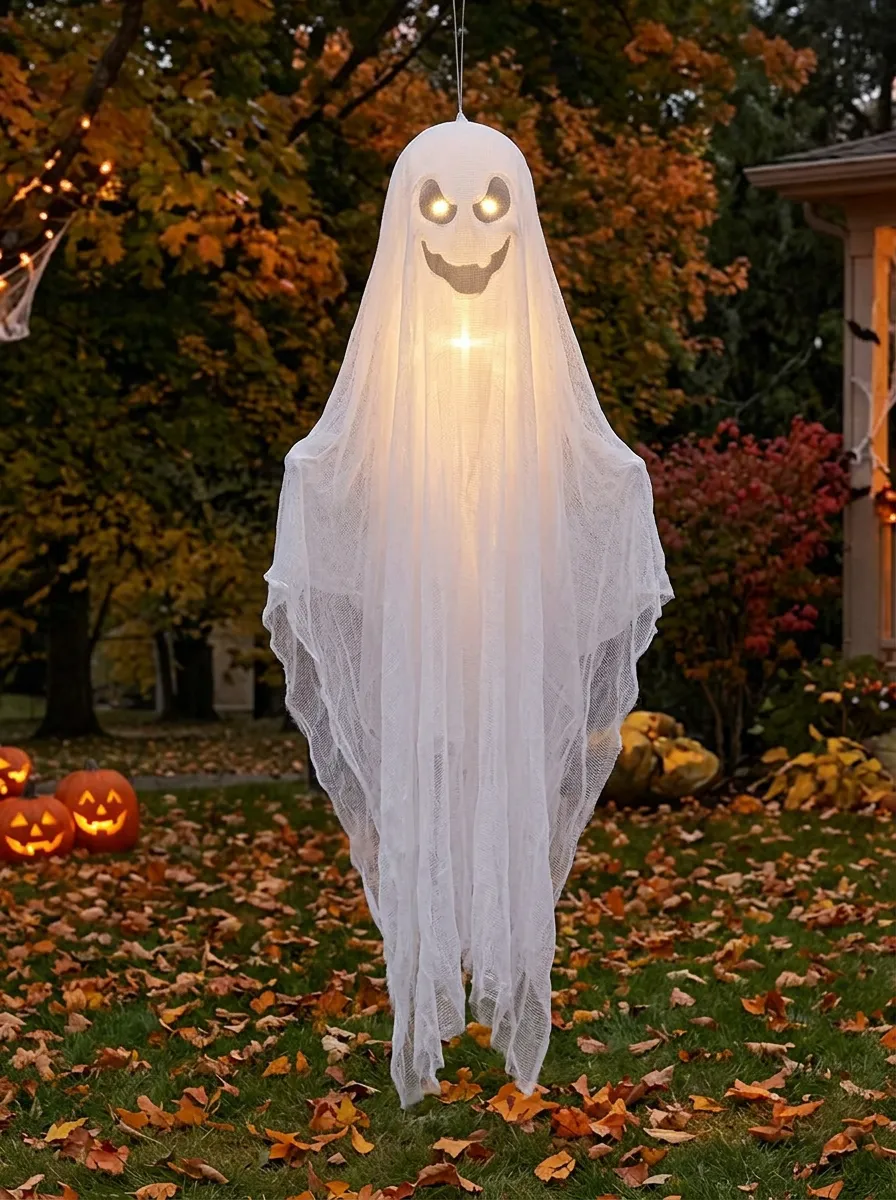 Ghost LED Hanging Halloween Yard Decoration