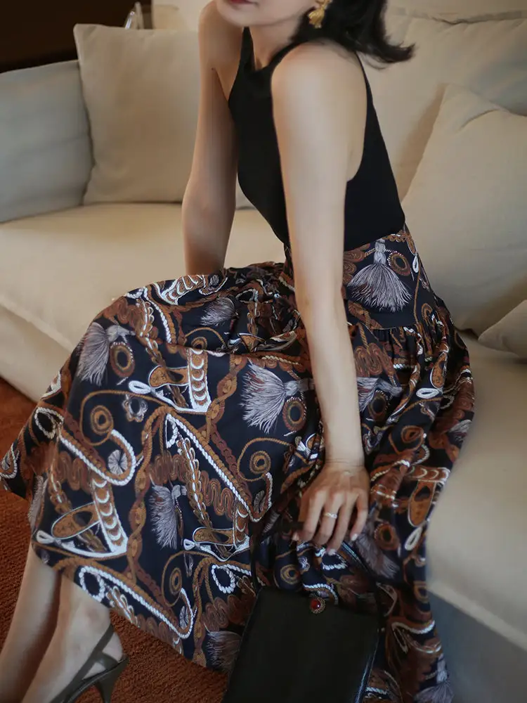 Smooth Minimal Everyday Casual Polyester Skirt