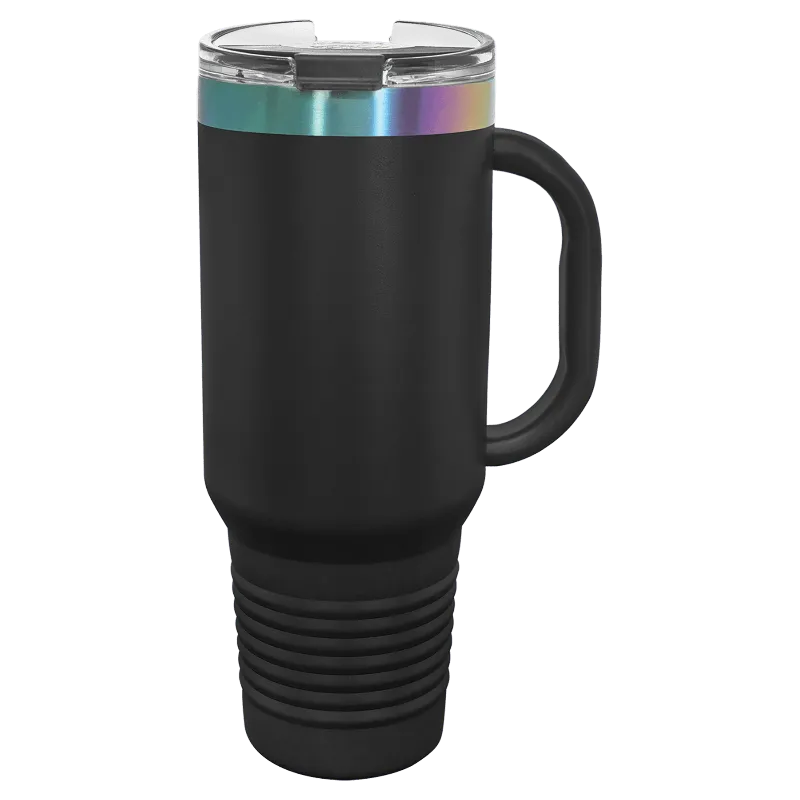 Travel Handled Straw Lid Travel Mug