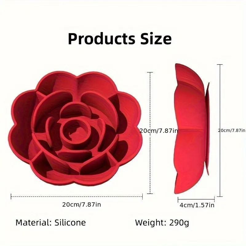 Pet Flower-Shaped Food Bowl