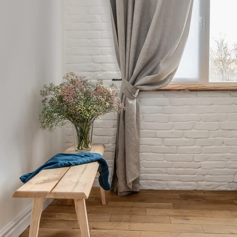 Lined Tab Top Blackout Curtain