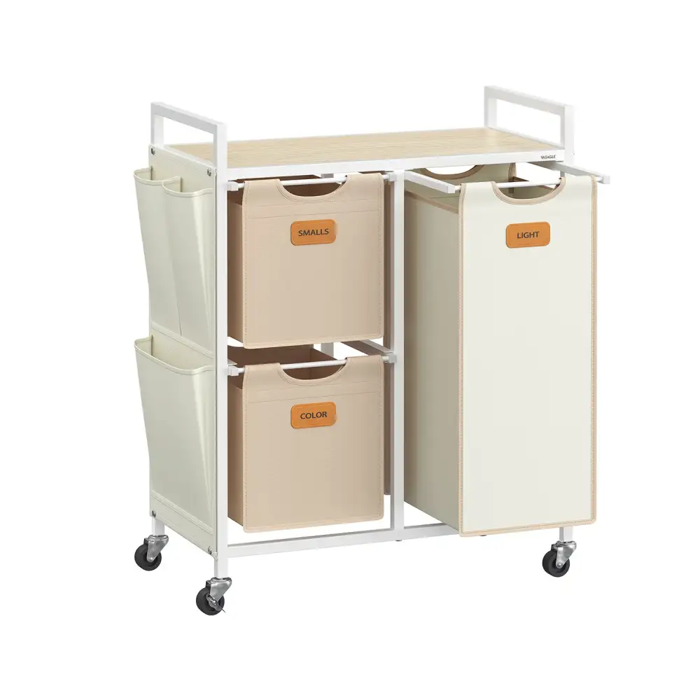 Divided Laundry Sorting Hamper