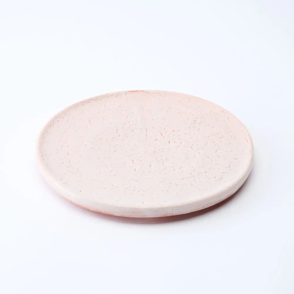Footed Round Dinner Plate