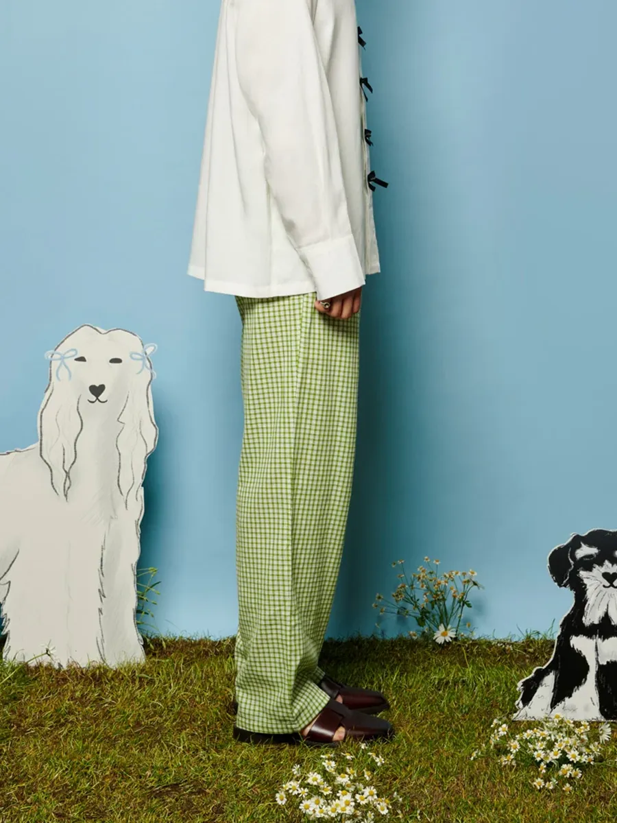 Gingham Trousers