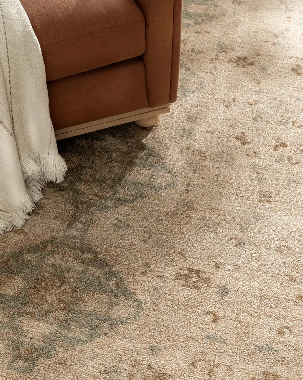 Hand-Tufted Wool-Jute Area Rug