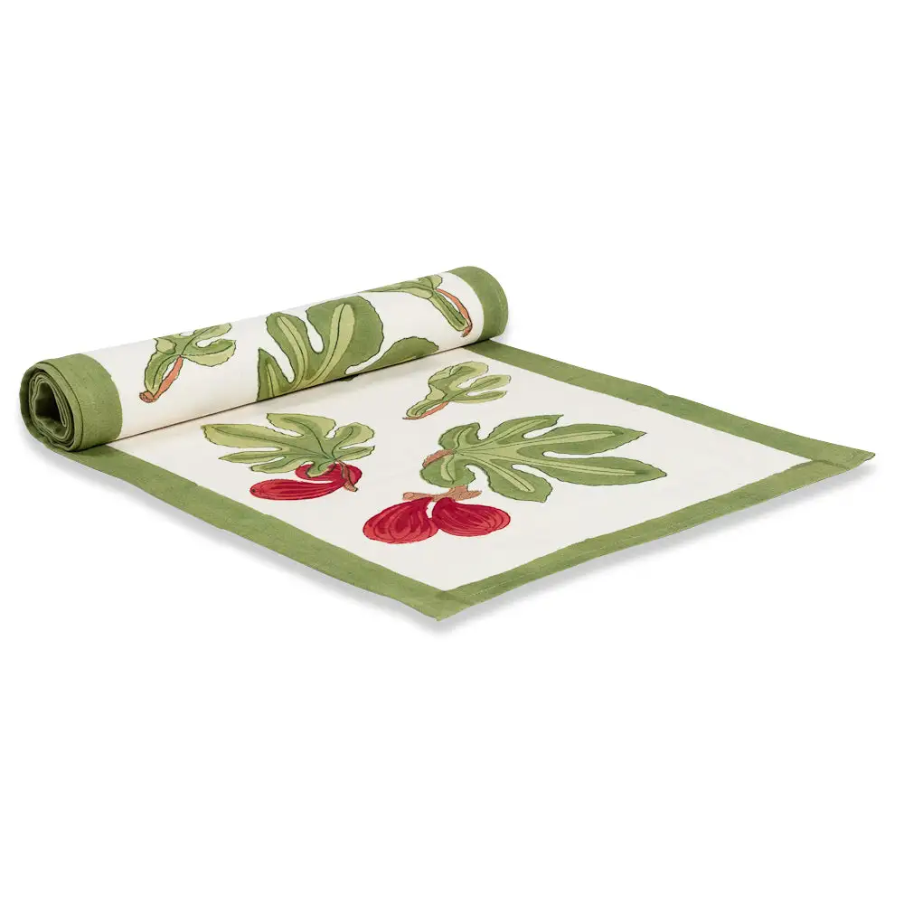 Shapely Fig Botanical Table Runner