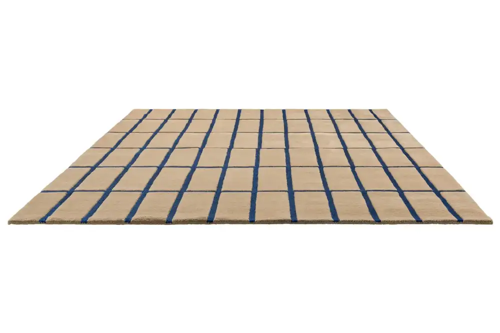 Wool Tufted Geometric Area Rug