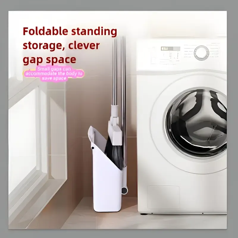 3-in-1 Home Cleaning Kit: Soft Bristle Broom