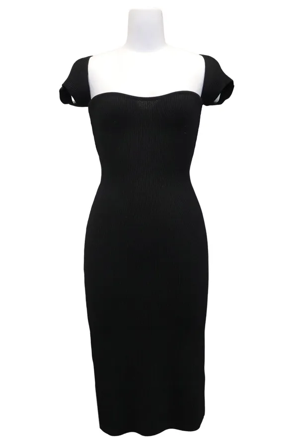 Ribbed Bustier Dress