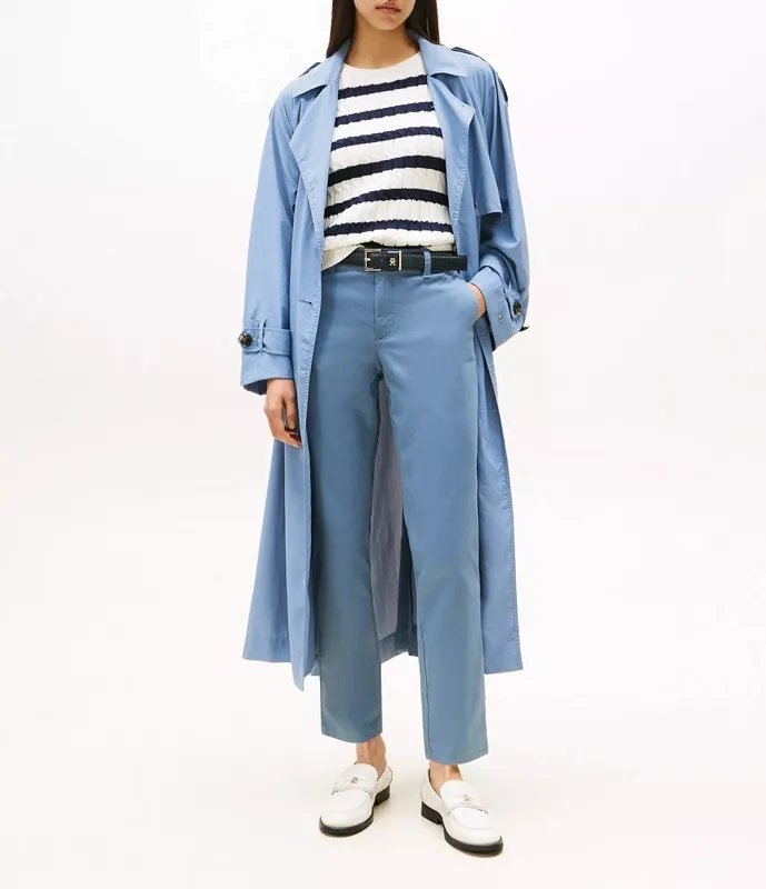 Blue Everyday Casual Pants