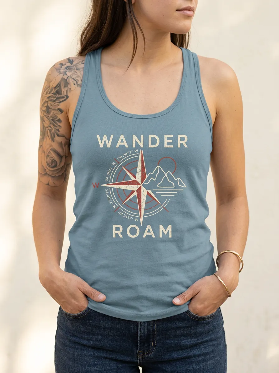 Travel Wander Roam Tank Top Classic