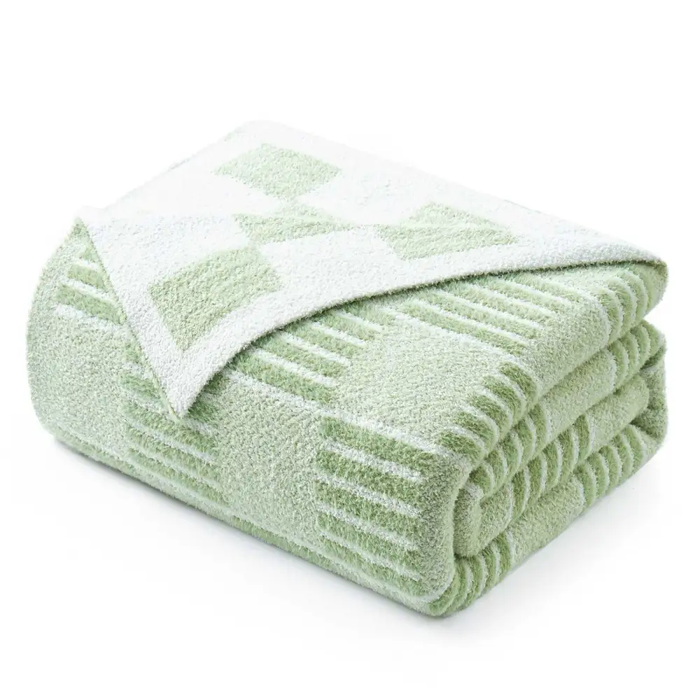 Layered Checkered Blanket