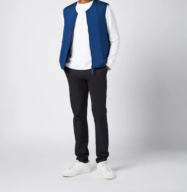Quilted Vest Cobalt Blue