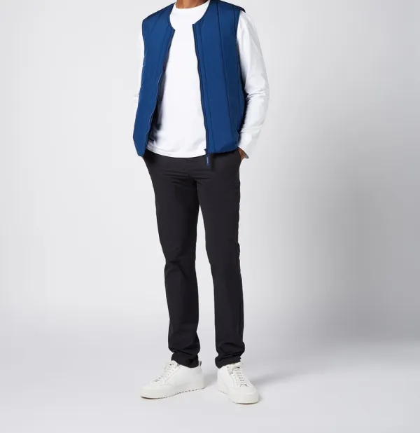 Quilted Vest Cobalt Blue