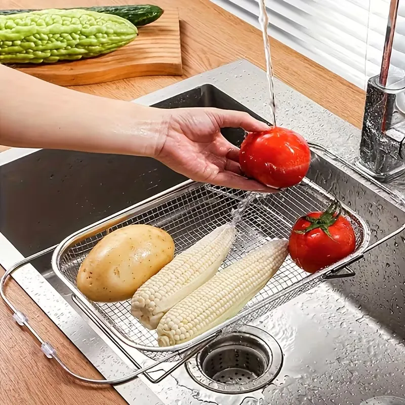 Adjustable Sink Colander Basket