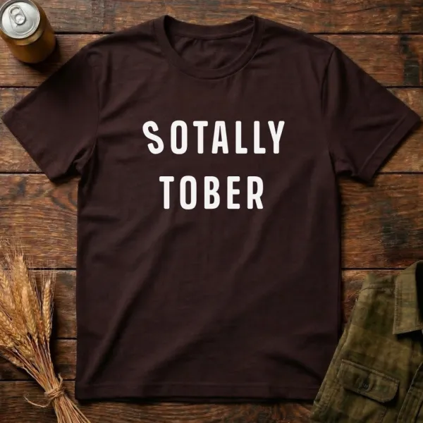 Alcohol-free printed pure cotton T-shirt