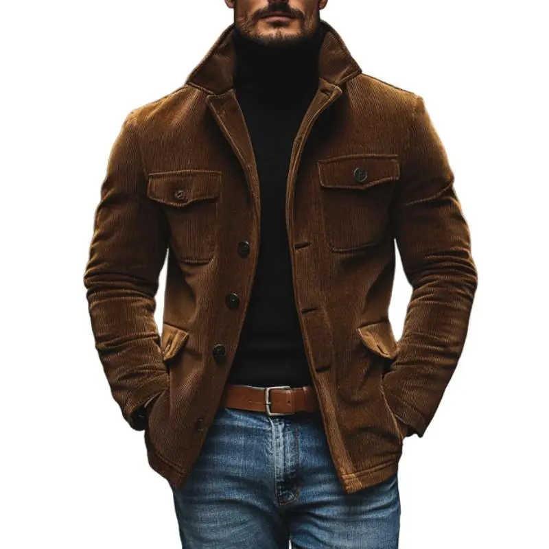 Corduroy Structured Utility Jacket