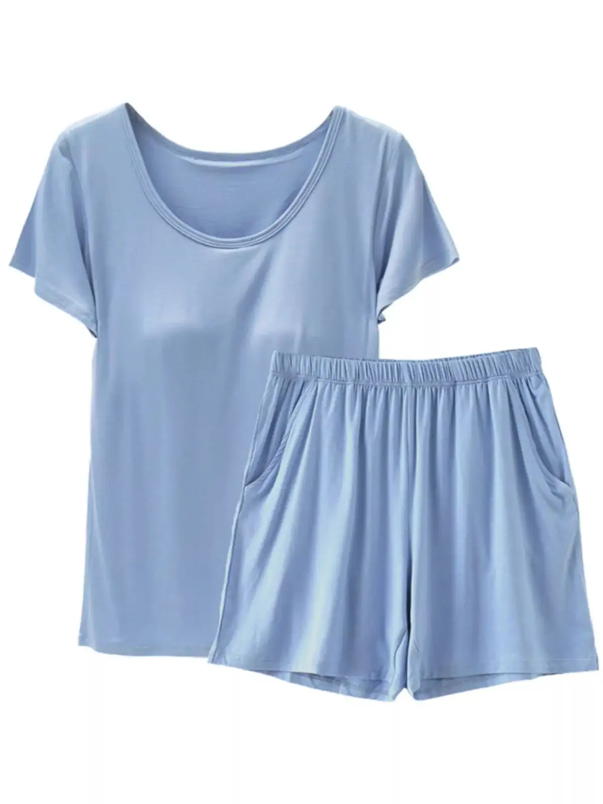 Relaxed Refined Pocketed Shirt and Shorts Matching Set