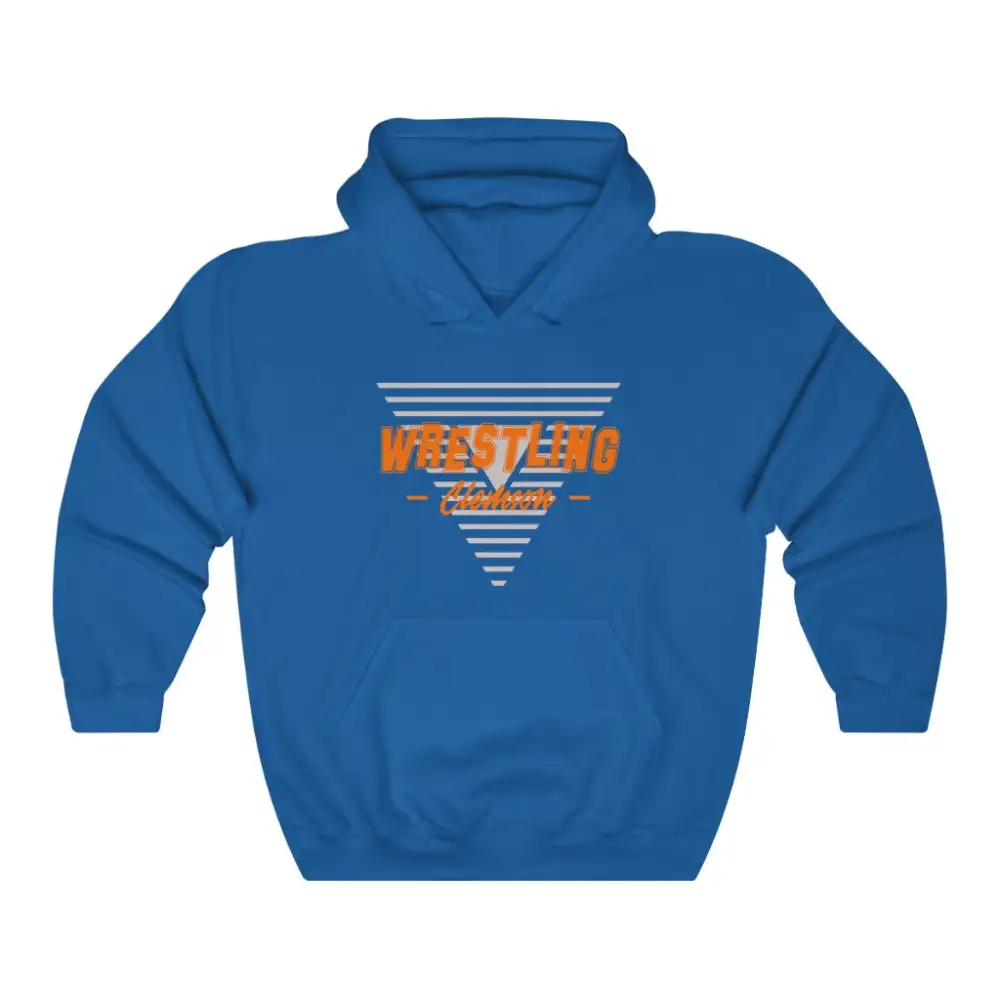 Everyday Triangle Emblem Wrestling Graphic Pullover Hoodie