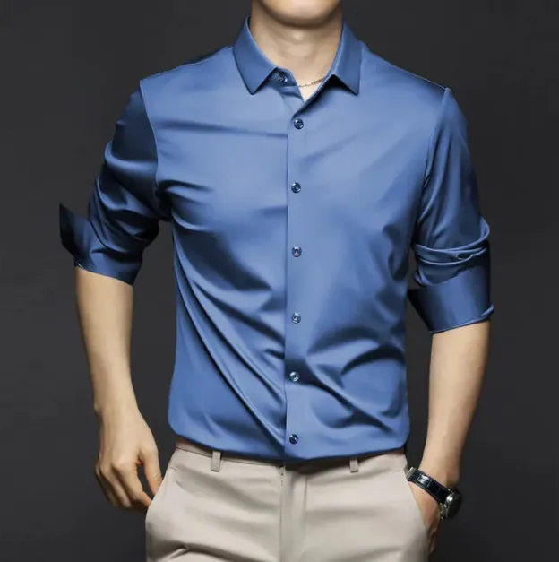Men's Classic Button-Down Dress Shirt