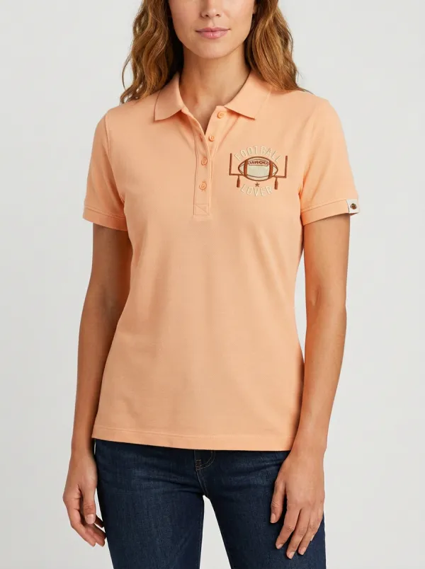 Football Inspired Casual Polo Shirt