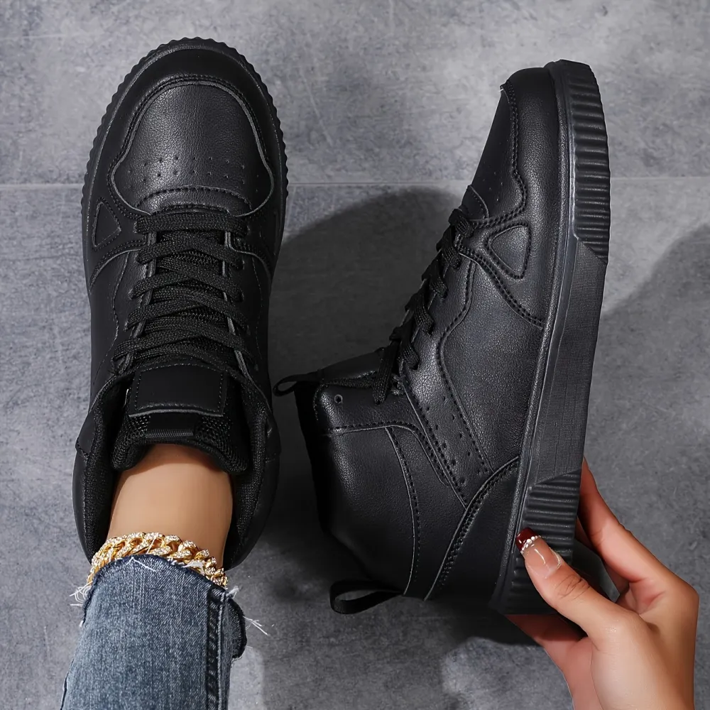 Lightweight High Lace Up Sneakers