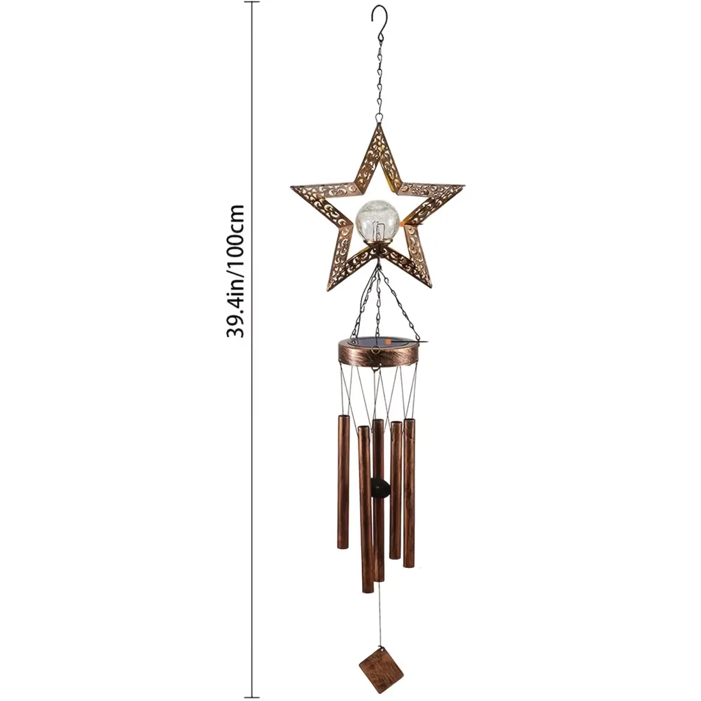 Solar Star Wind Chime Light