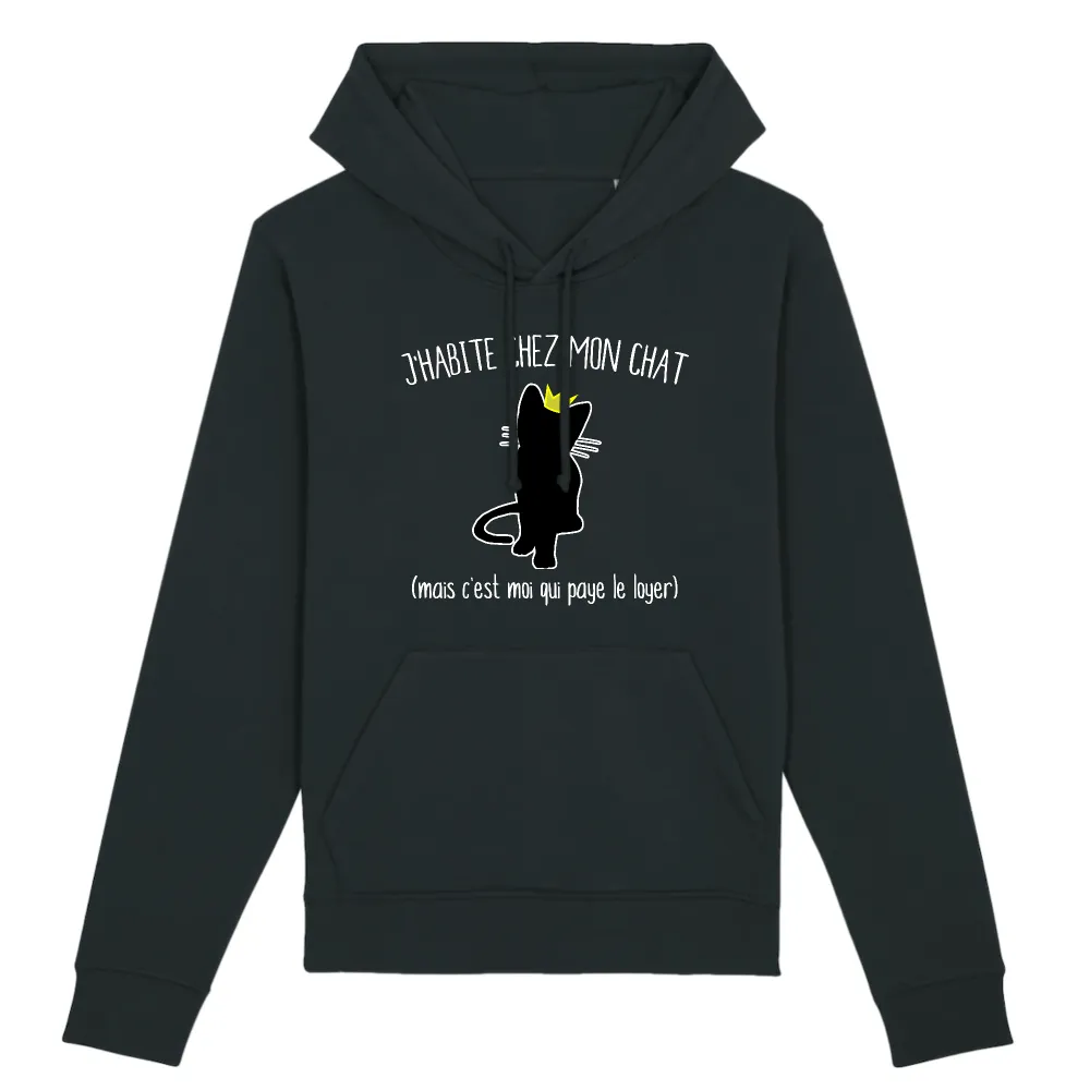 House Cat Graphic Pullover Hoodie