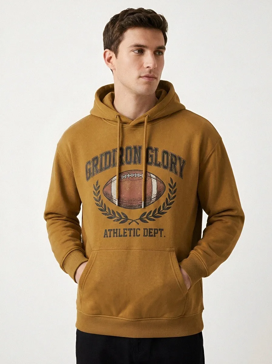 Men's American Football Gridiron Glory Printed Hoodie