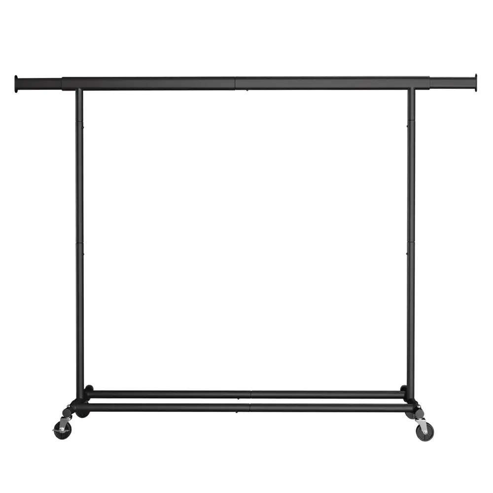 Extendable Rolling Garment Rail