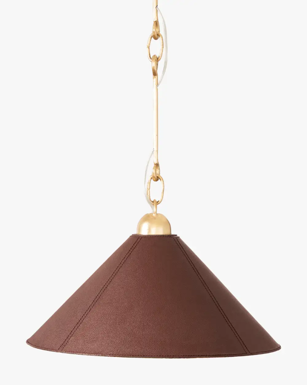 Leather Iron Pendant Light