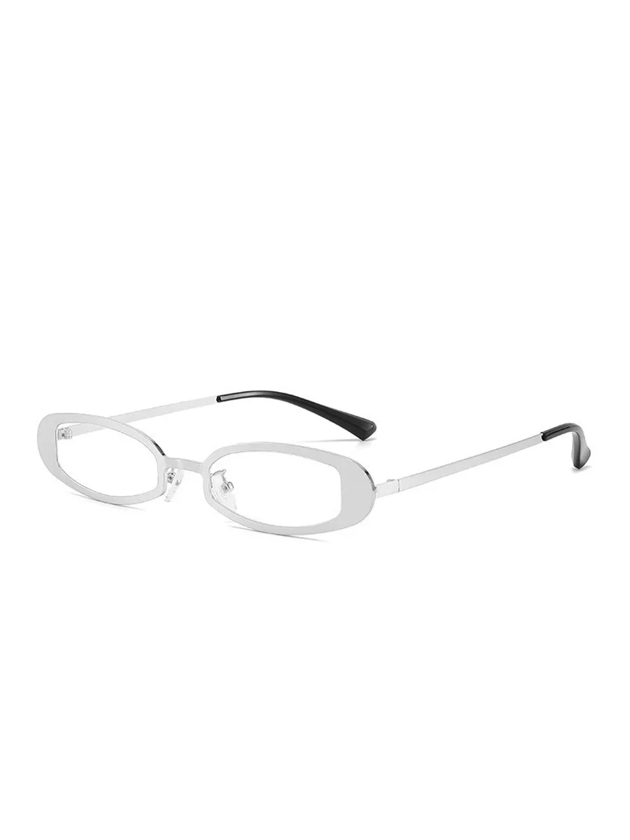 Mara Metal Oval-Framed Sunglasses