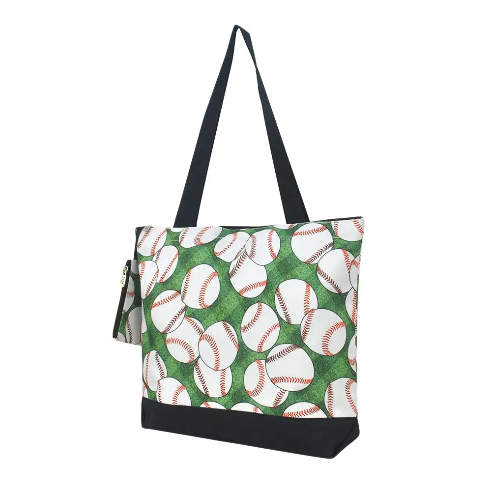Baseball Canvas Tote Bag