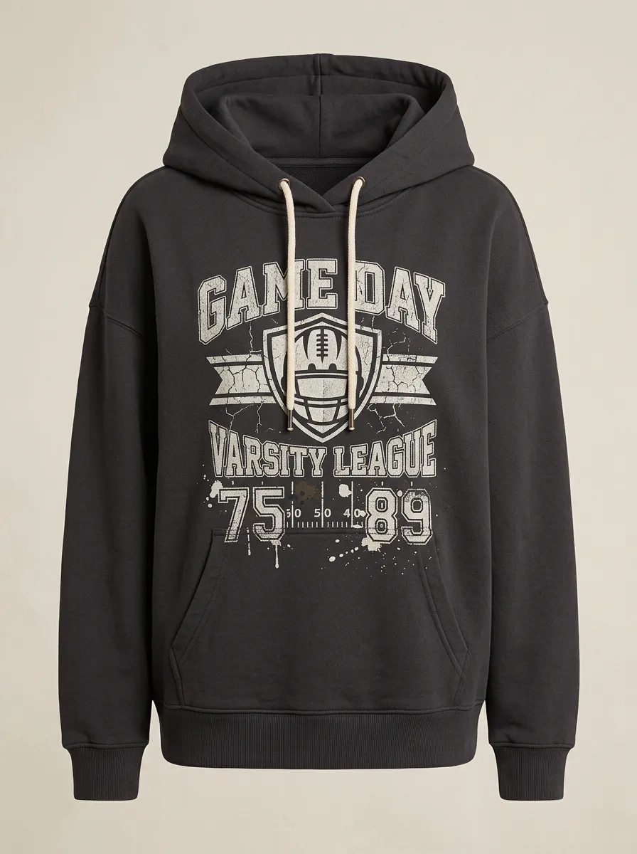 Women's Huddle Heritage Football Hoodie