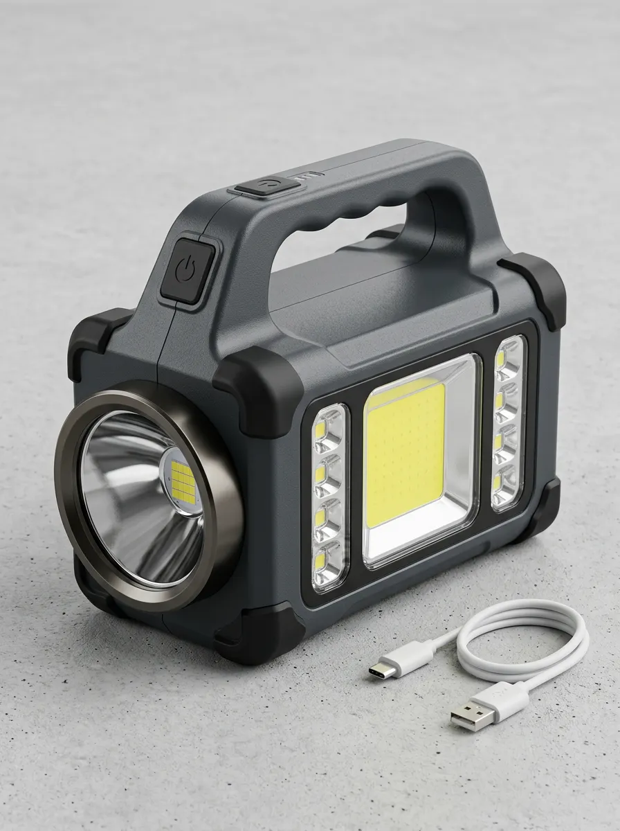 Rechargeable COB LED Camping Searchlight