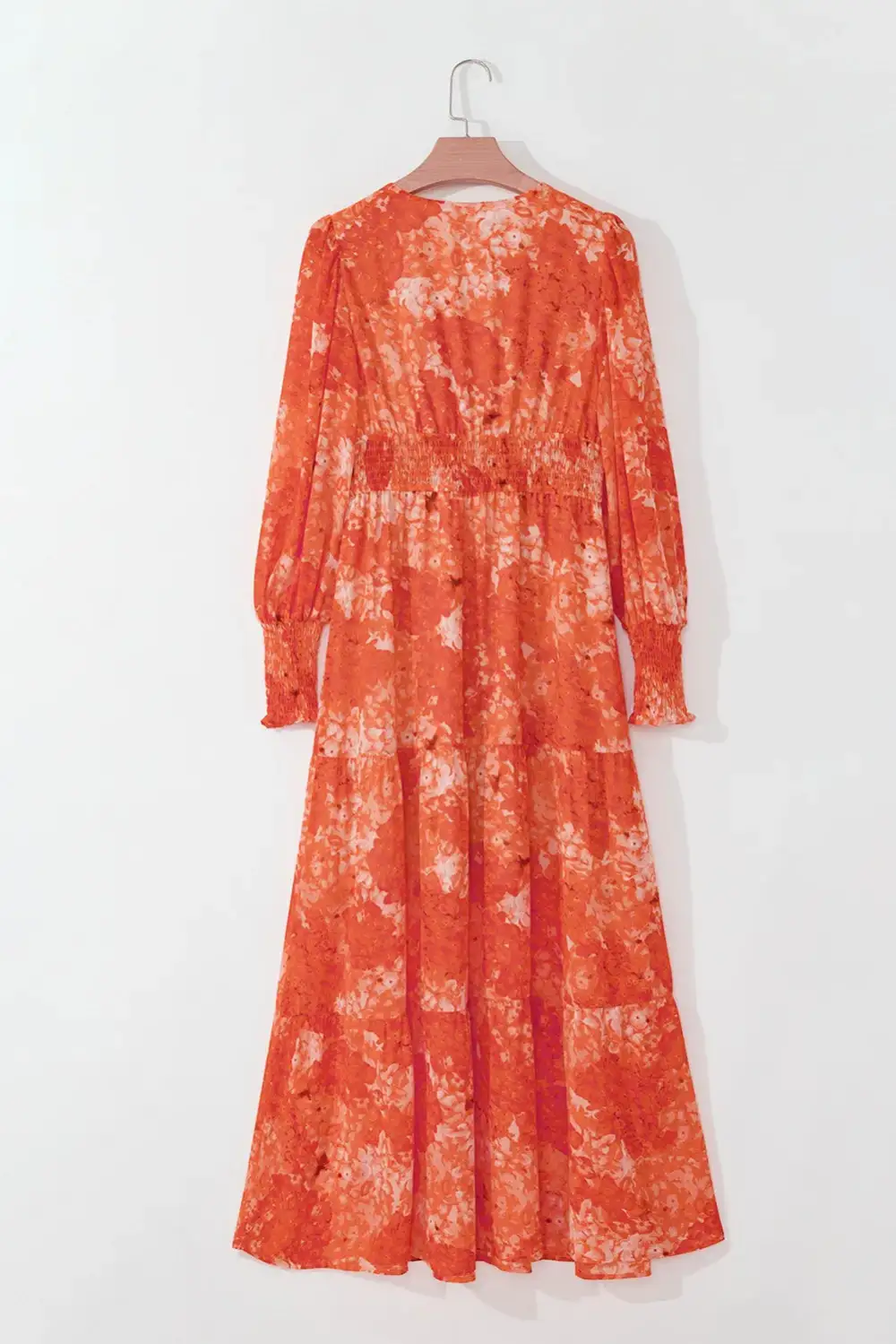 Soft Smocked Printed Dress