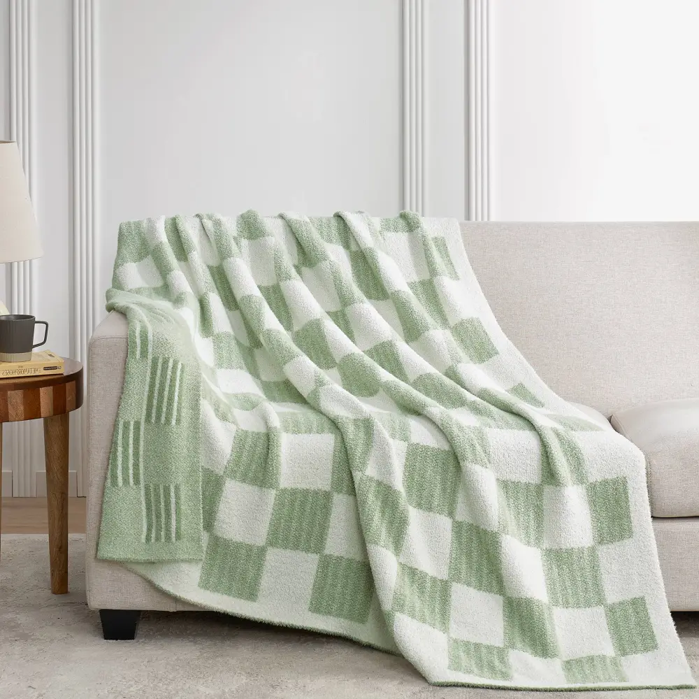 Layered Checkered Blanket