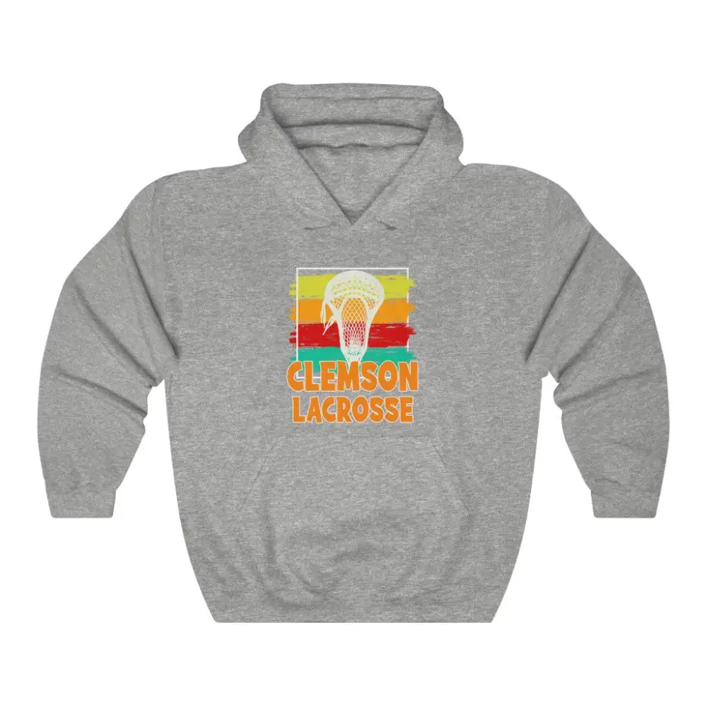Brush Stroke Lacrosse Graphic Pullover Hoodie