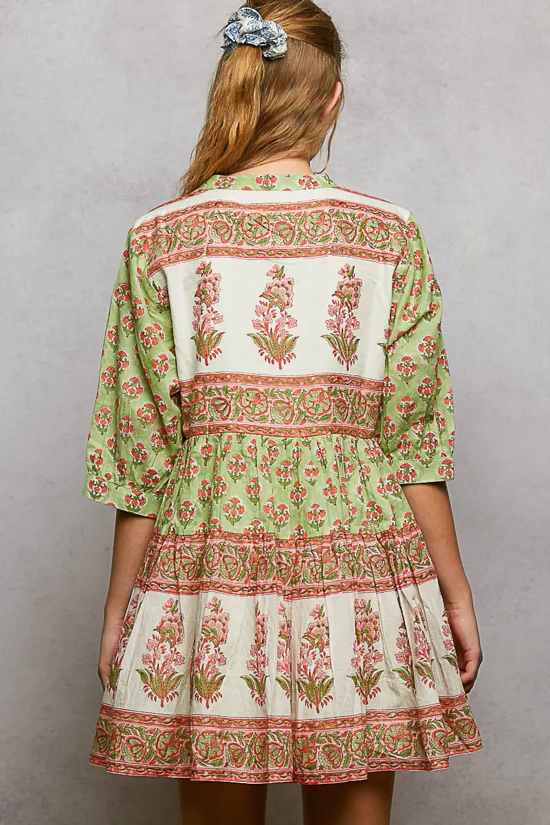 Floral Tiered Dress